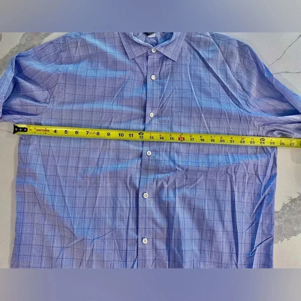 Banana‎ Republic Long Sleeve Button Down Cotton Dress Shirt EUC Lavender XL EUC